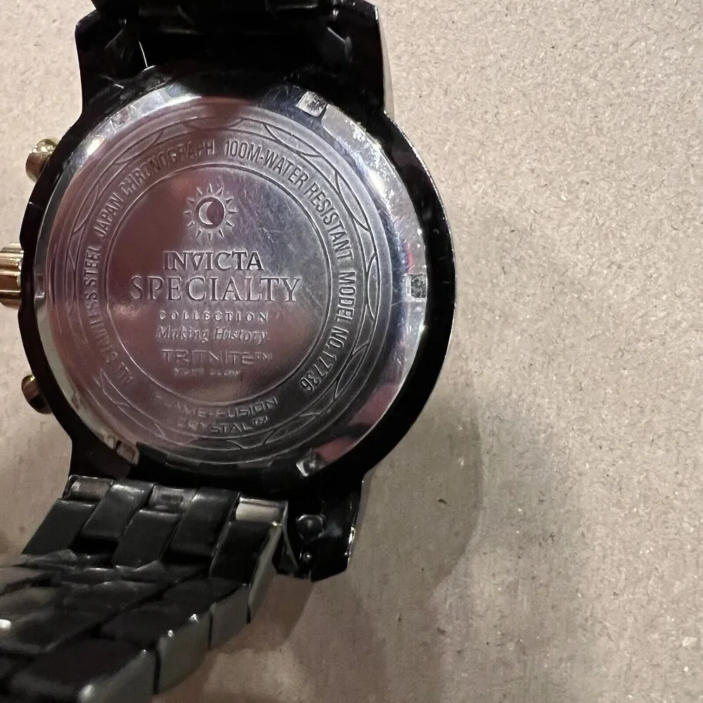 Invicta‎ Men's 17736 Specialty Analog Display Japanese Quartz Black Watch